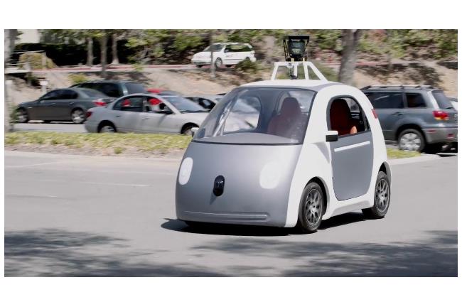 方向盤掰掰！谷歌自動車「按鈕」搞定