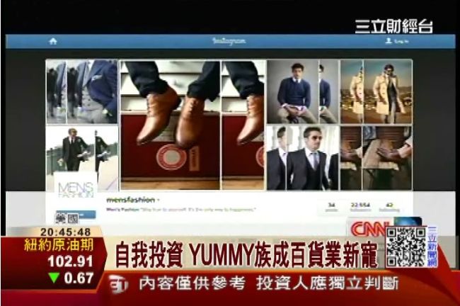 年輕都會時尚男　YUMMY族當道