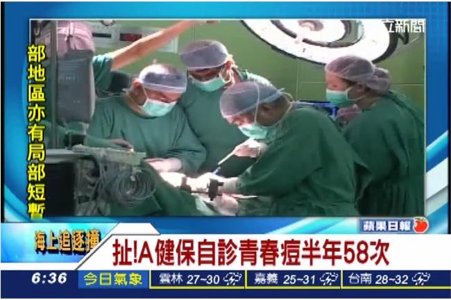 醫師誇張A健保！半年自診痘痘58次