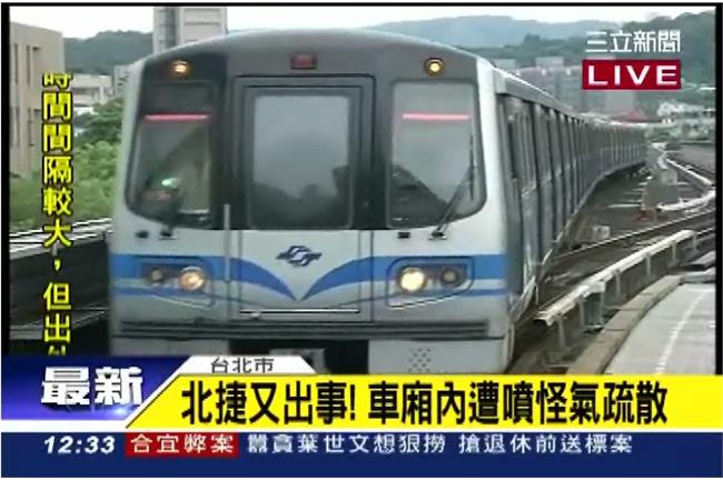 北捷飄不明氣體　女子自首誤按防狼噴霧