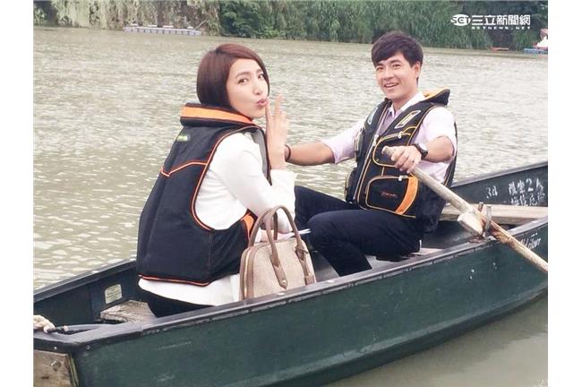 划船走鐘　楊謹華王傳一被虧拍採紅菱