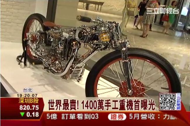 世界最貴！1400萬手工重機首曝光