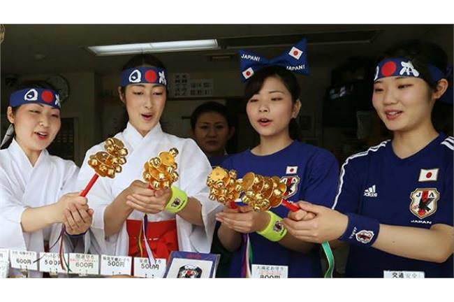 巫女神明也加持　日本世足入陣去！