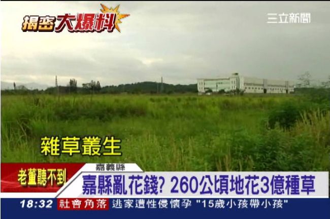 嘉義花3億種百喜草？專家：都是雜草