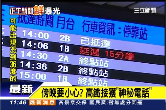 打坐感應會出事　72歲老婦竟打給高鐵