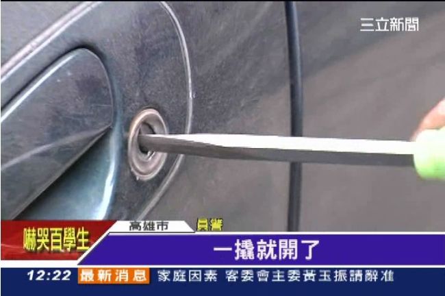 T型板手變鑰匙　偷車賊：雅哥車好偷