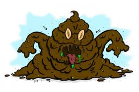 台鐵洩「糞」（圖片翻自阿宅網）