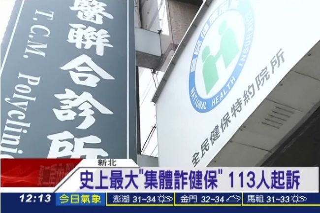 史上最大「集體詐健保」113人起訴