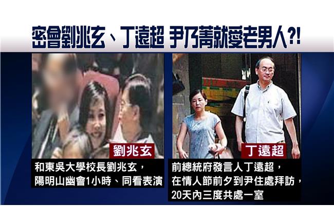 密會劉兆玄1小時　尹乃菁愛老男人？