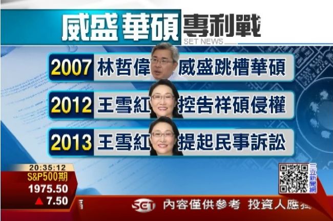 祥碩專利權戰　威盛、華碩隔空交火