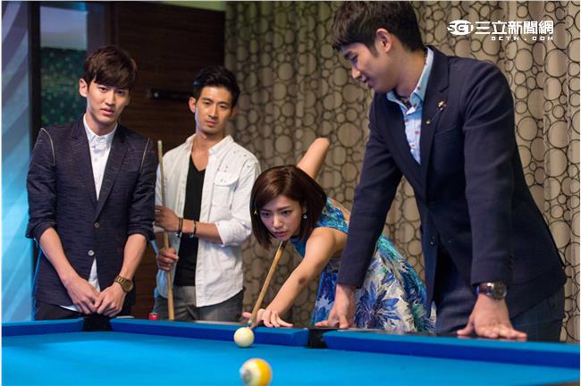 郭雪芙變身撞球高手　笑劉以豪拖油瓶