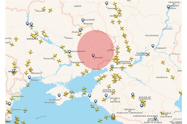 全球航空拉警報！宣布避開烏克蘭空域