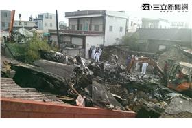 復興復航空難失事吊掛-圖／記者　黃啟超