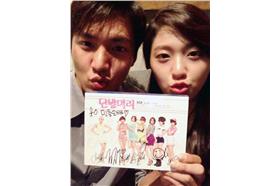 李敏鎬雪炫(圖/AOA推特)