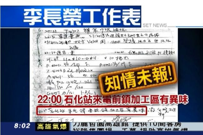 工作日誌曝光：華運有輸料，榮化沒收