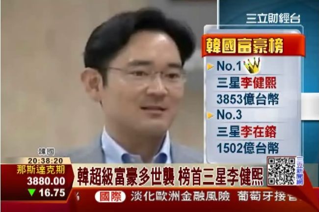 現實版「繼承者們」！韓富豪榜出爐