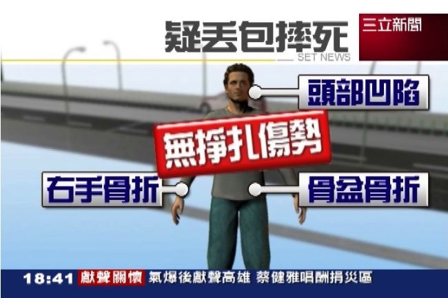 男遭高空丟包慘死　欄杆詭抓痕揪兇