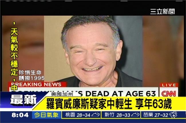 一代喜劇泰斗！羅賓威廉斯走了
