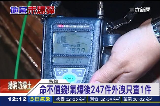 氣爆後247件外洩　卻只追出1件
