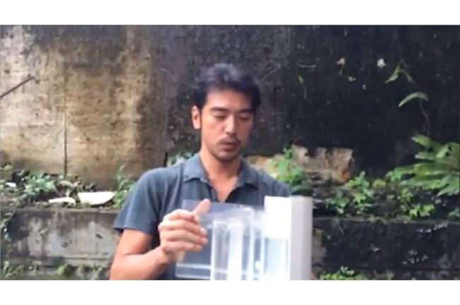 金城武除濕機水加冰濕身　網友被電暈