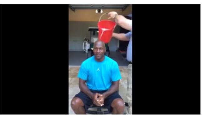 喬丹冰桶挑戰沒誠意　影片中途就喊卡