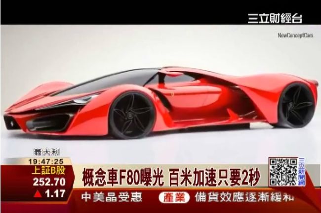 最強超跑！法拉利概念車F80曝光