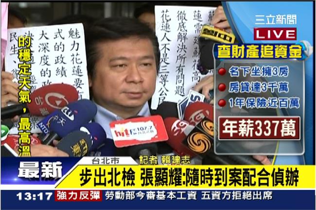 北檢報到！張顯耀：要相信國家代表