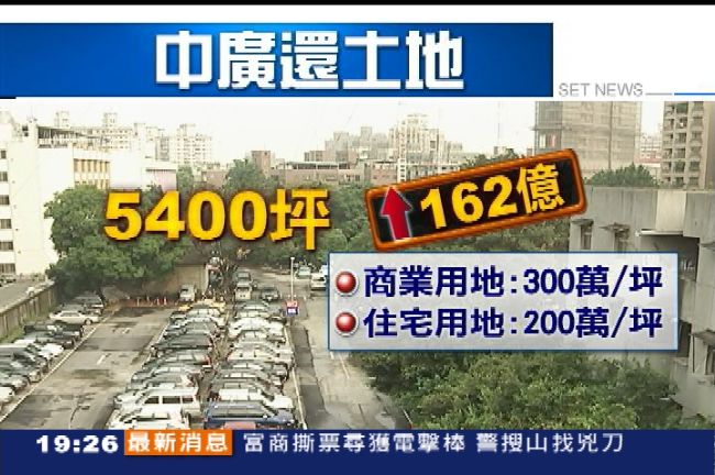 中廣佔百億土地30年！終判歸還國有