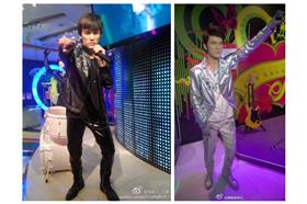 周杰倫蠟像/翻攝自新浪微博