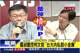 柯文哲、羅淑蕾、貪汙、洗錢、爆料、競選