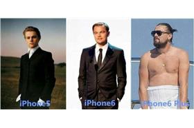 李奧納多身材進化史。 圖片來源：Google+用戶Yuan Liu