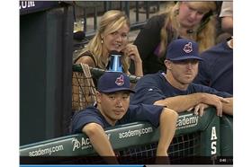 李振昌遭惡作劇／截自mlb.tv