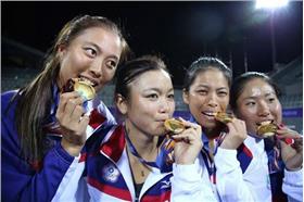 亞運網球女子團體賽金牌／詹詠然臉書