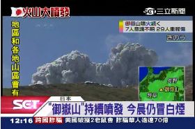 日火山續噴1200