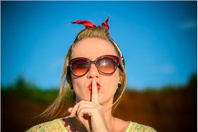 噓，安靜／flickr