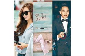 少時潔西卡與緋聞男友傳出將要結婚／翻攝自騰訊娛樂