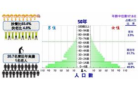 人口金字塔動畫(國家發展委員會)