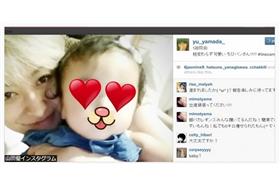 小栗旬、山田優寶寶／http://irorio.jp/entame/20141002/165565/