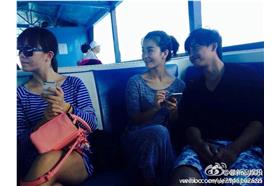 ▲李晟、李佳航被目擊在塞班島拍婚紗。（圖／翻攝自微博）