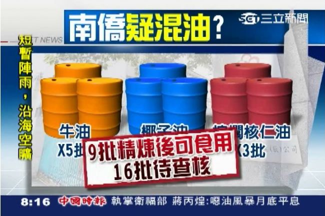 南僑油品檢驗通過！拆封條恢復上架