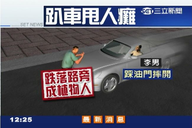 蔡正元翻版　摔癱趴車男遭判1年半