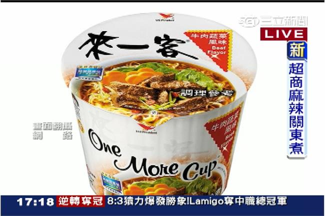 泡麵染頂新油　統一退費「加倍奉還」