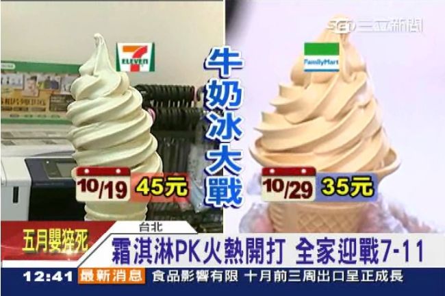牛奶糖的對決！冬季霜淇淋大戰開打