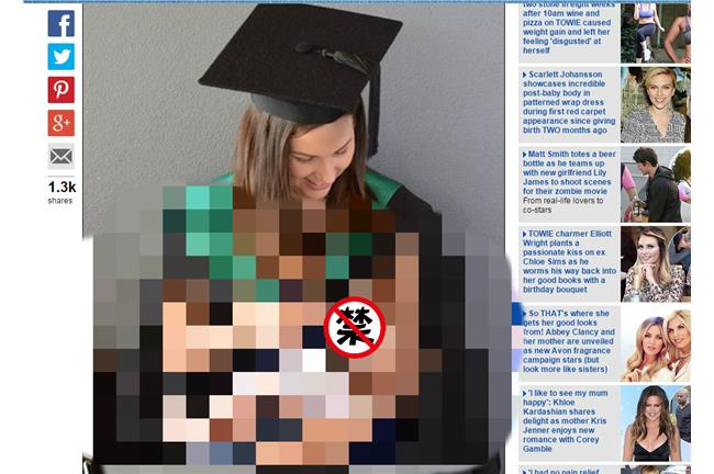 母愛真偉大！學士服一秒變哺乳裝