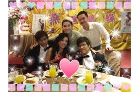 Selina出席忠義婚禮獻祝福(Selina臉書)