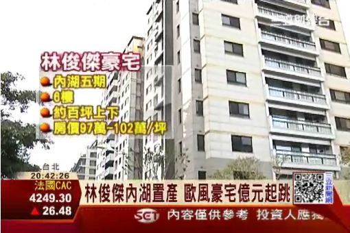 林俊傑入住內湖豪宅 乃哥當鄰居