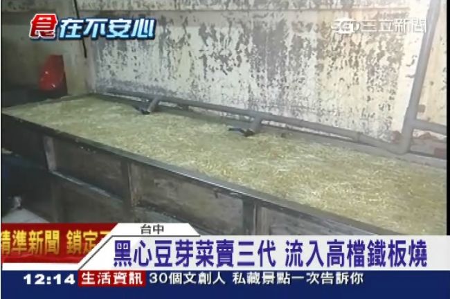 豆芽菜泡漂白劑賣60年　流入各大市場