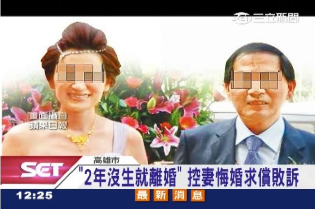 「2年沒生就離婚」夫控妻悔婚敗訴