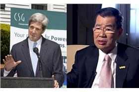 美國國務卿,蕭萬長  照片來源:臉書／ＹＯＵＴＵＢＥ