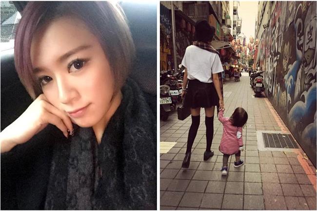 李妍瑾認偷生！牽可愛女兒逛大街